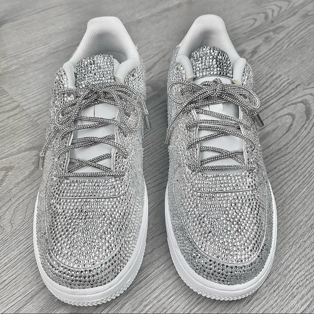 Nike Air Force 1, Custom Crystal Bling, NEW